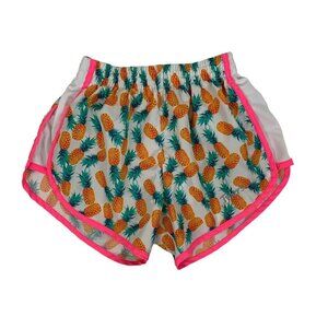 Tylers Swim Shorts XS Pineapple Print Swimwear Bright Summer Adult